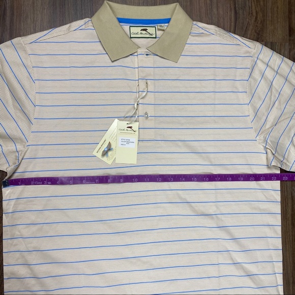 Alister Mackenzie Tan Golf Polo Sz M - Picture 4 of 5